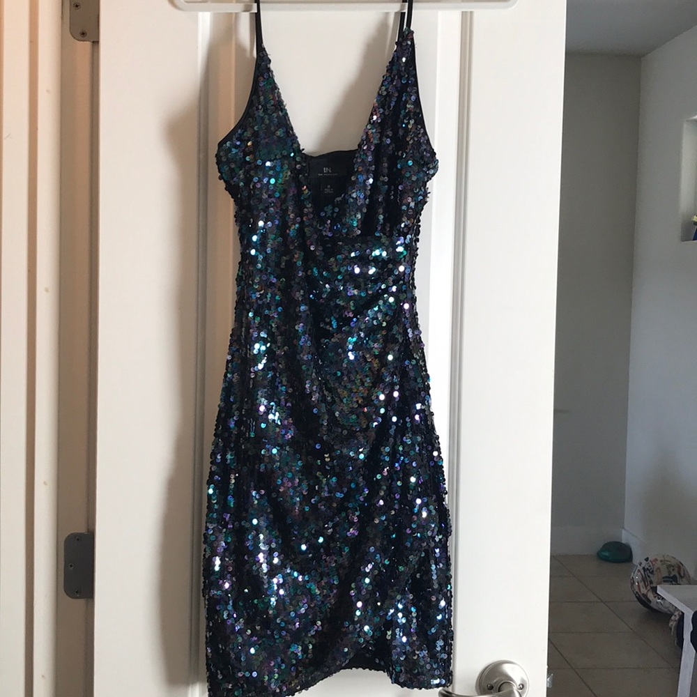 Beautiful sequined cocktail dress
